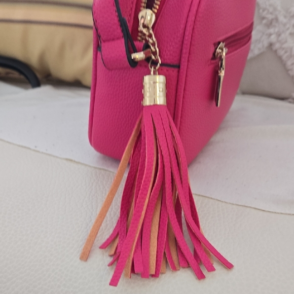 MICHAEL Michael Kors Pink and Tan Crossbody Bag - Picture 4 of 5